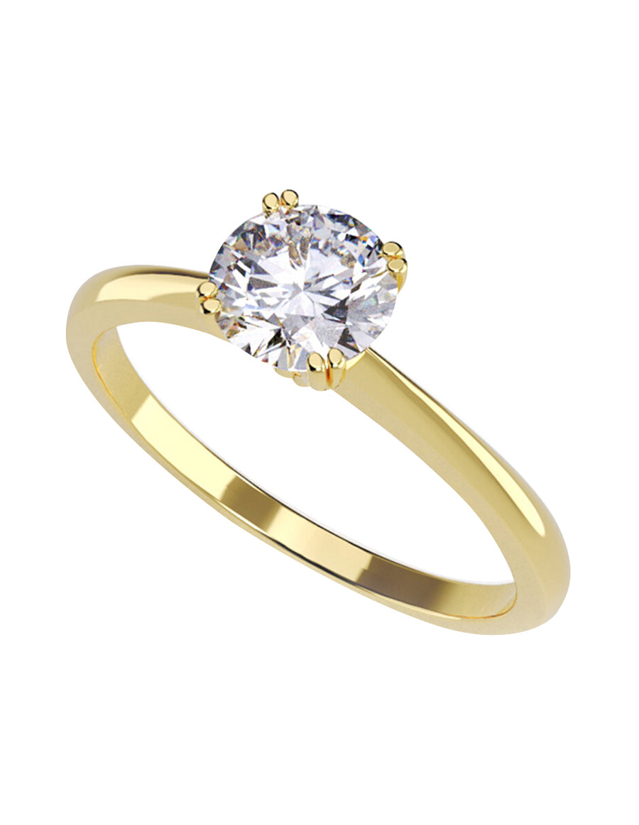 ANILLO DE ORO CON CIRCONIA