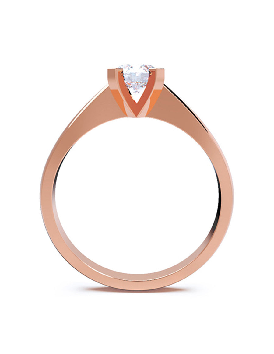 ANILLO DE ORO CON CIRCONIA