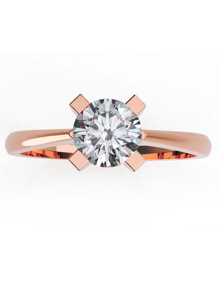 ANILLO DE ORO CON CIRCONIA