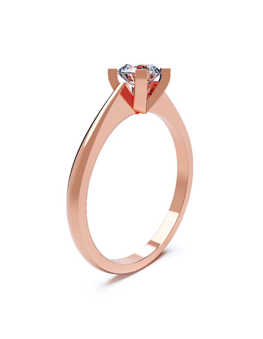 ANILLO DE ORO CON CIRCONIA