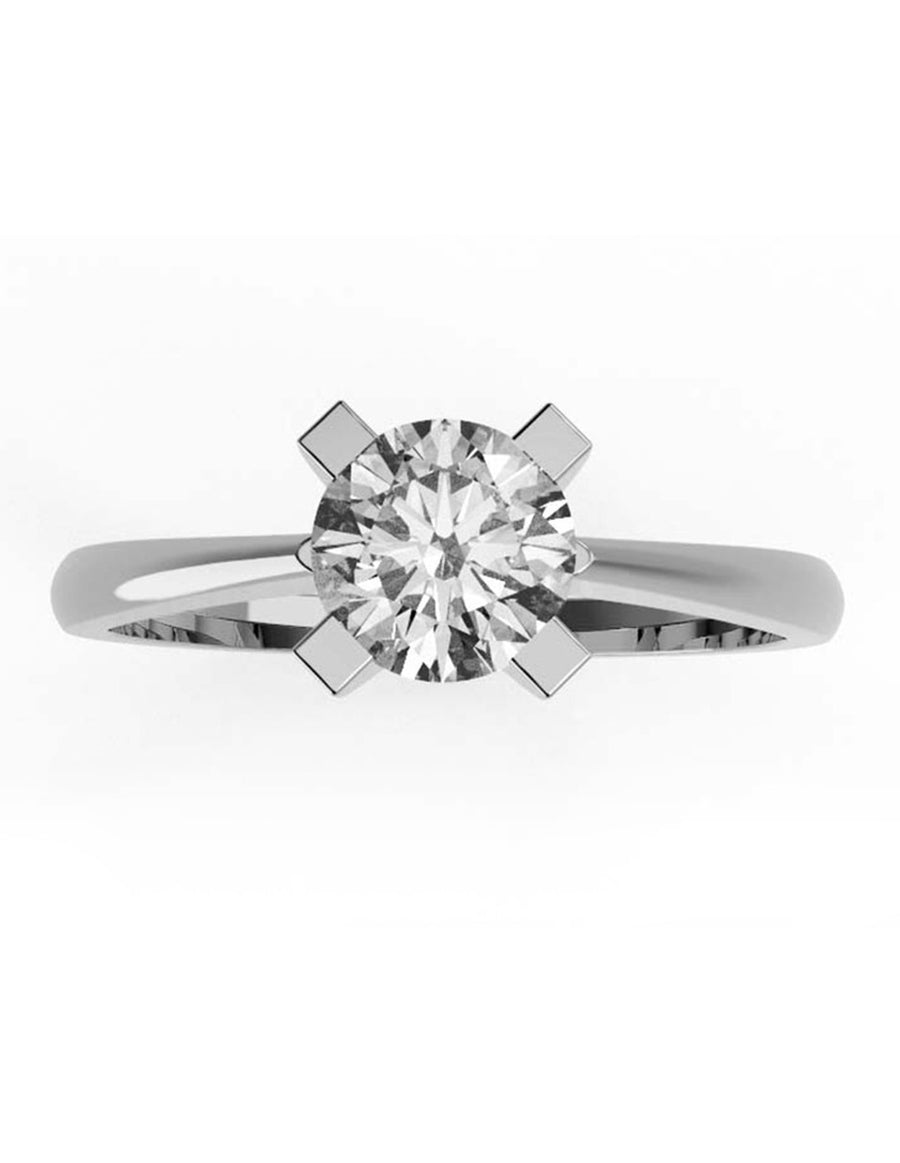 ANILLO DE ORO CON CIRCONIA