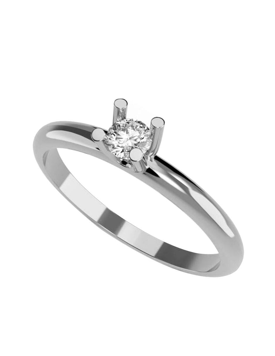 ANILLO DE ORO CON CIRCONIA
