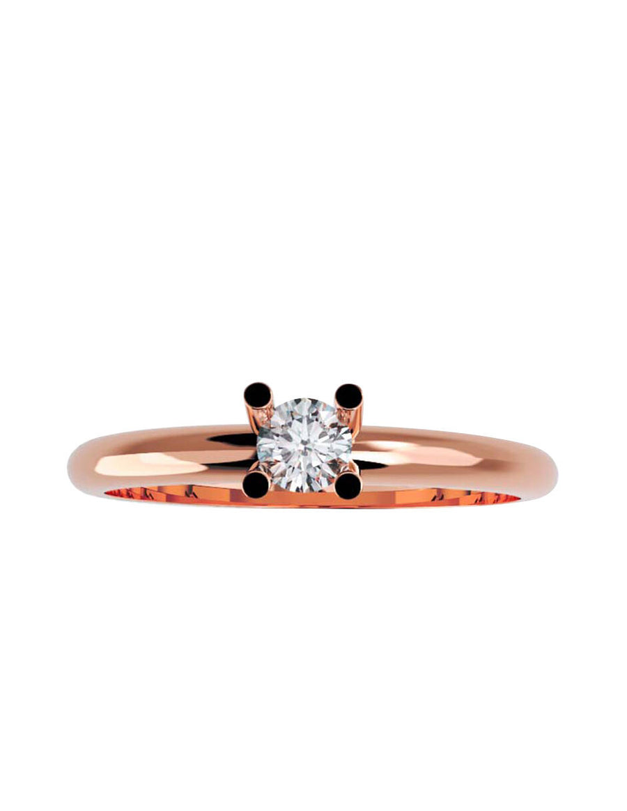 ANILLO DE ORO CON CIRCONIA