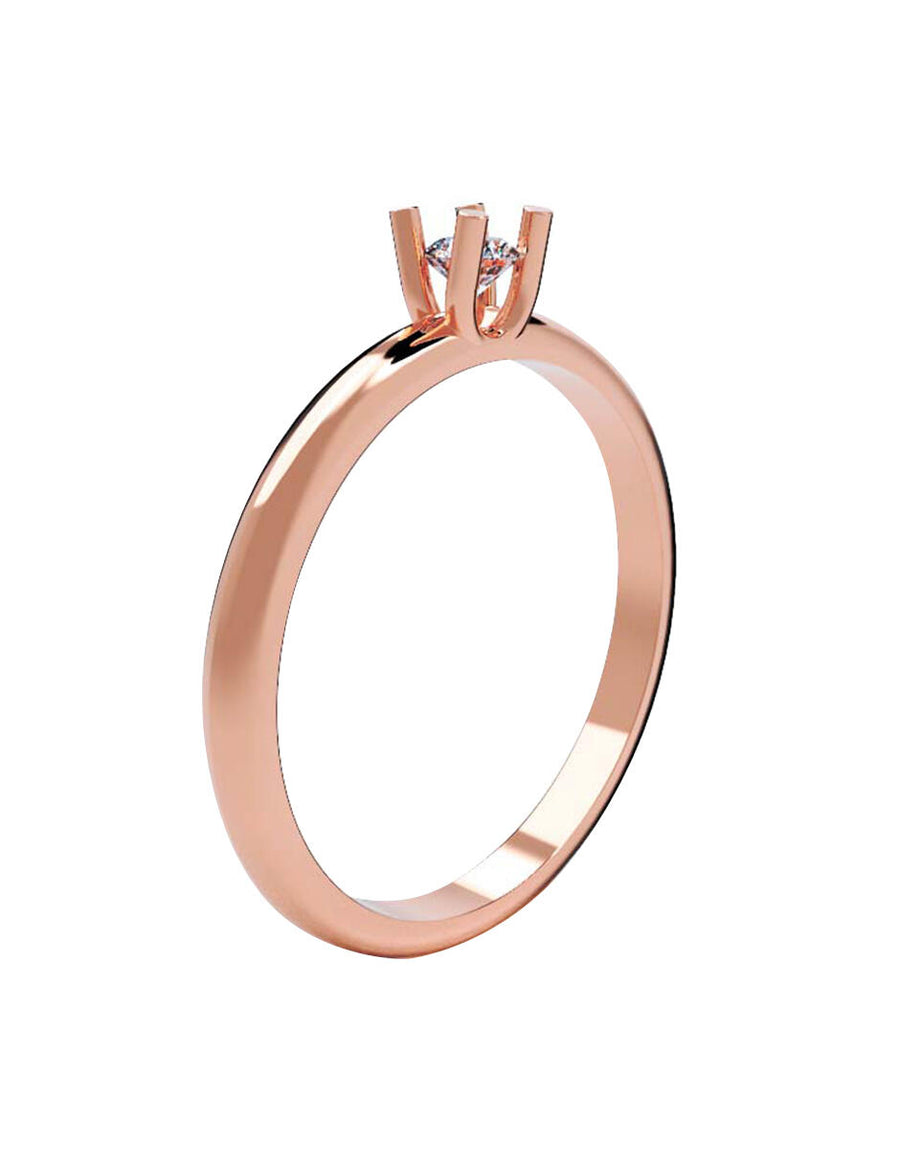 ANILLO DE ORO CON CIRCONIA