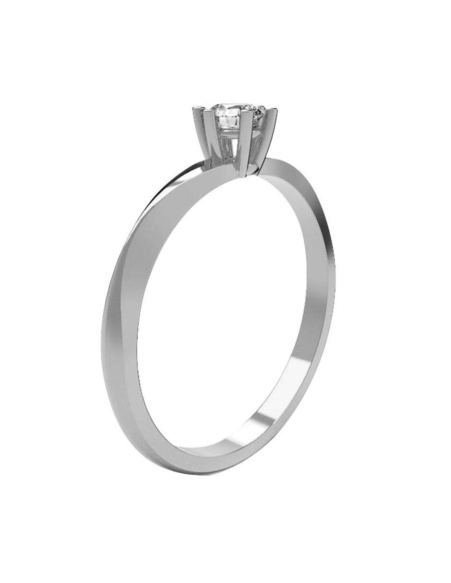 ANILLO DE ORO CON CIRCONIA