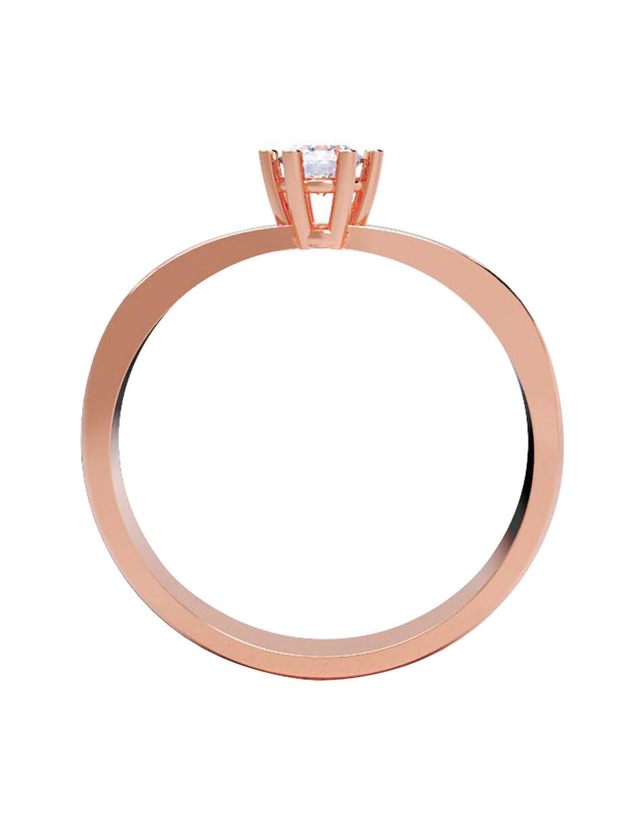 ANILLO DE ORO CON CIRCONIA