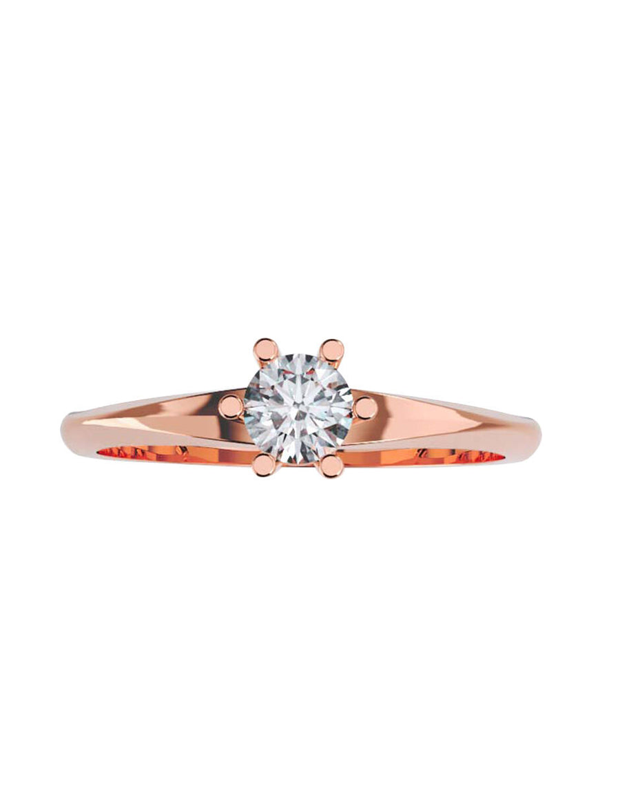 ANILLO DE ORO CON CIRCONIA