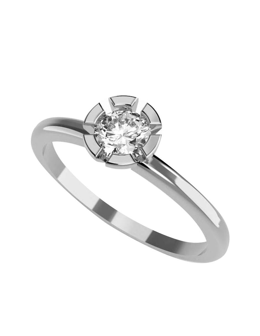 ANILLO DE ORO CON CIRCONIA