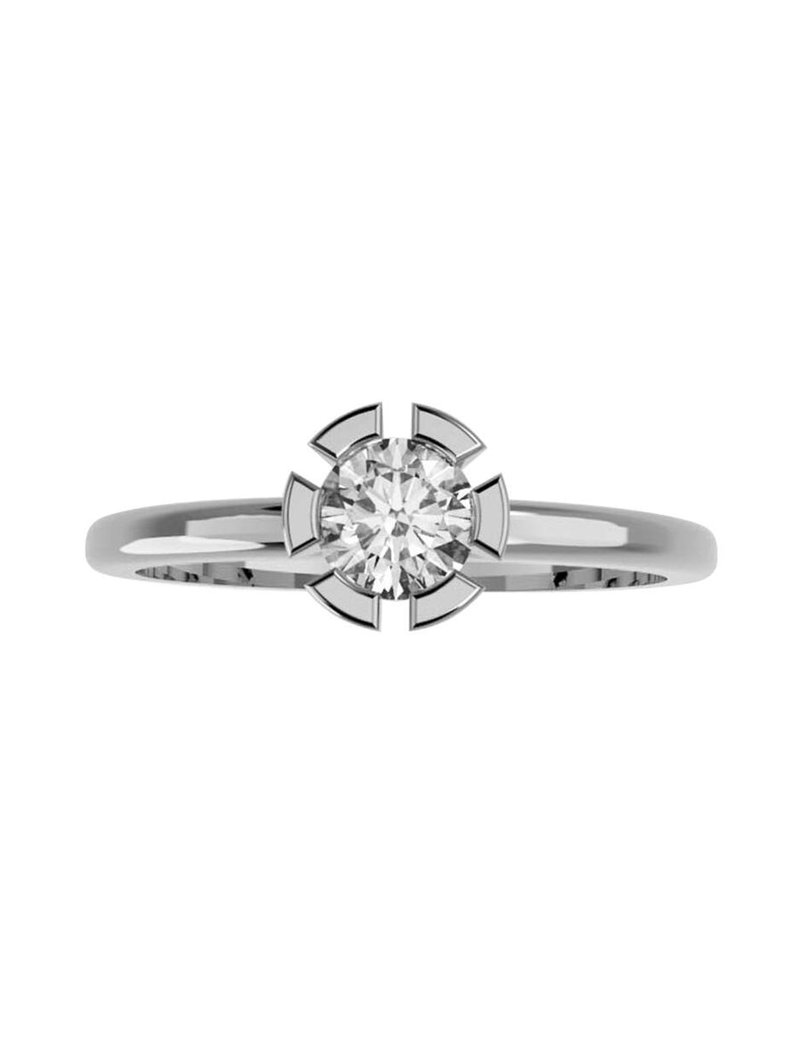 ANILLO DE ORO CON CIRCONIA