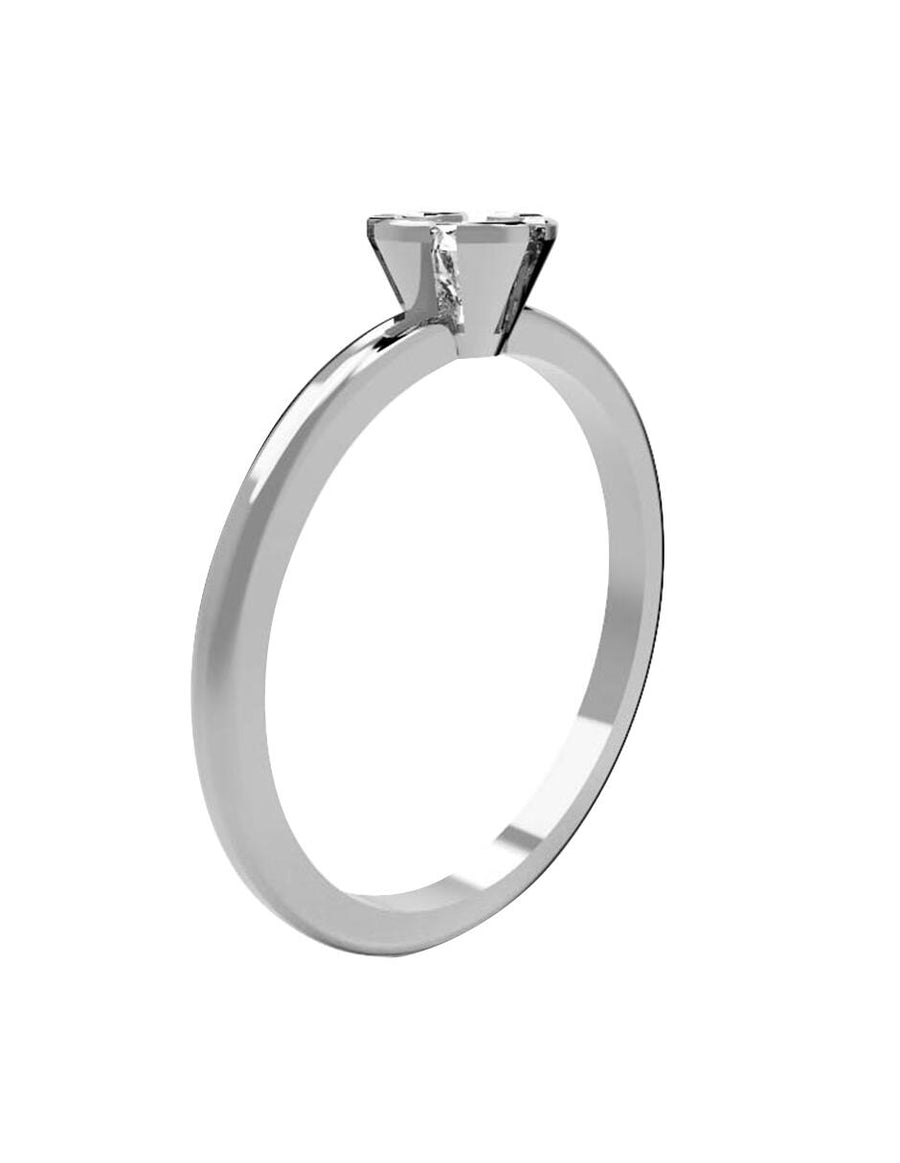 ANILLO DE ORO CON CIRCONIA