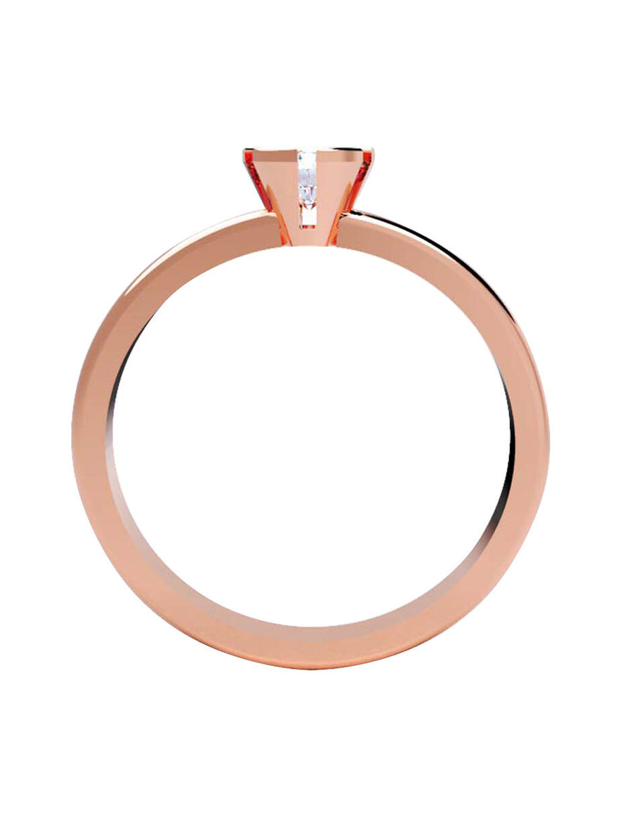 ANILLO DE ORO CON CIRCONIA