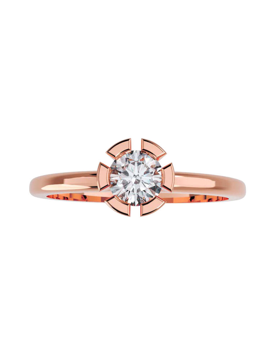 ANILLO DE ORO CON CIRCONIA