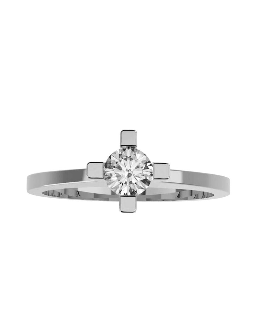 ANILLO DE ORO CON CIRCONIA