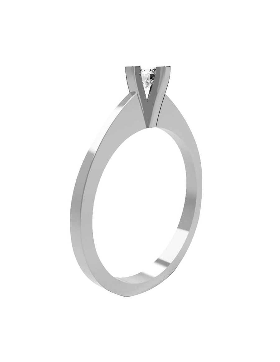 ANILLO DE ORO CON CIRCONIA