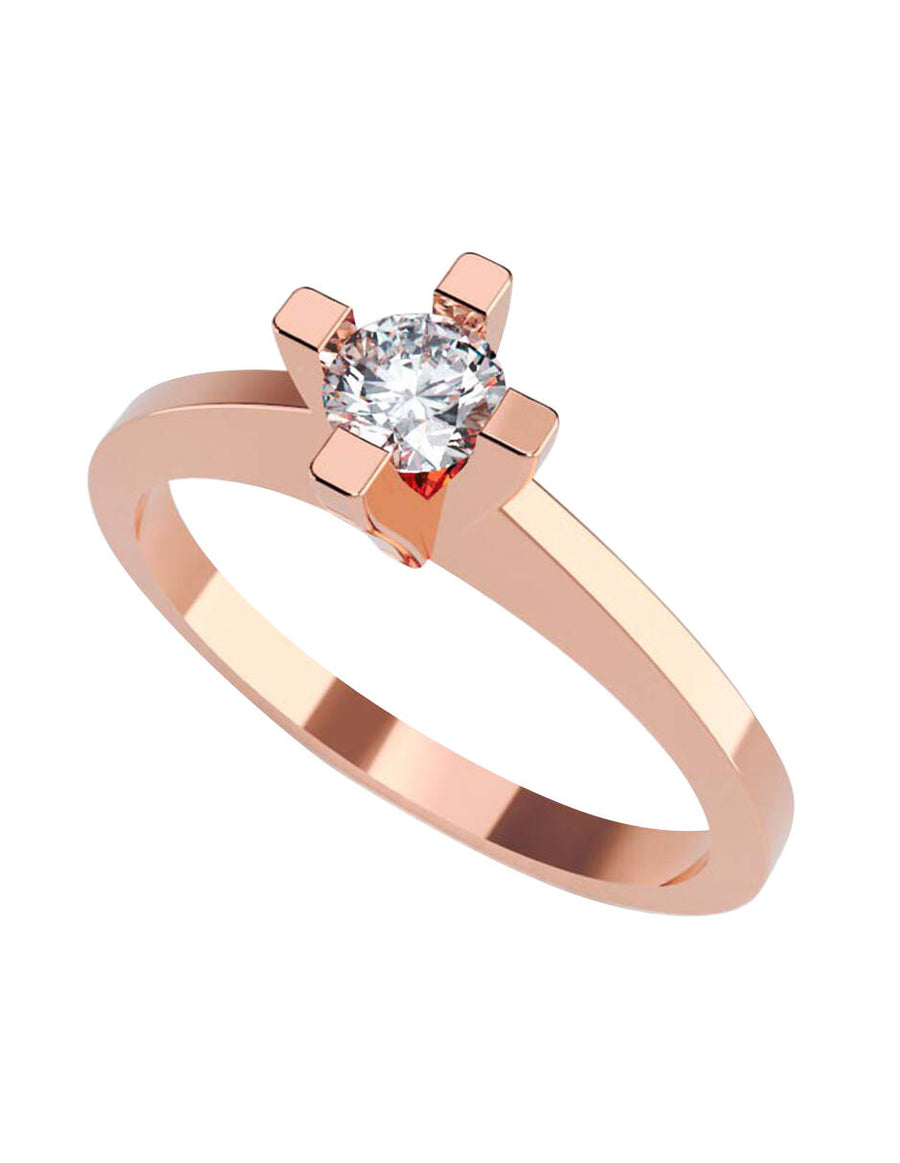 ANILLO DE ORO CON CIRCONIA