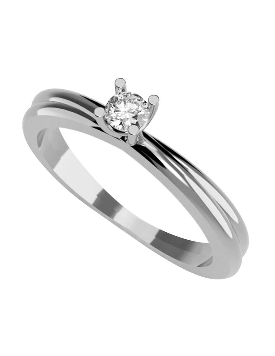 ANILLO DE ORO CON CIRCONIA