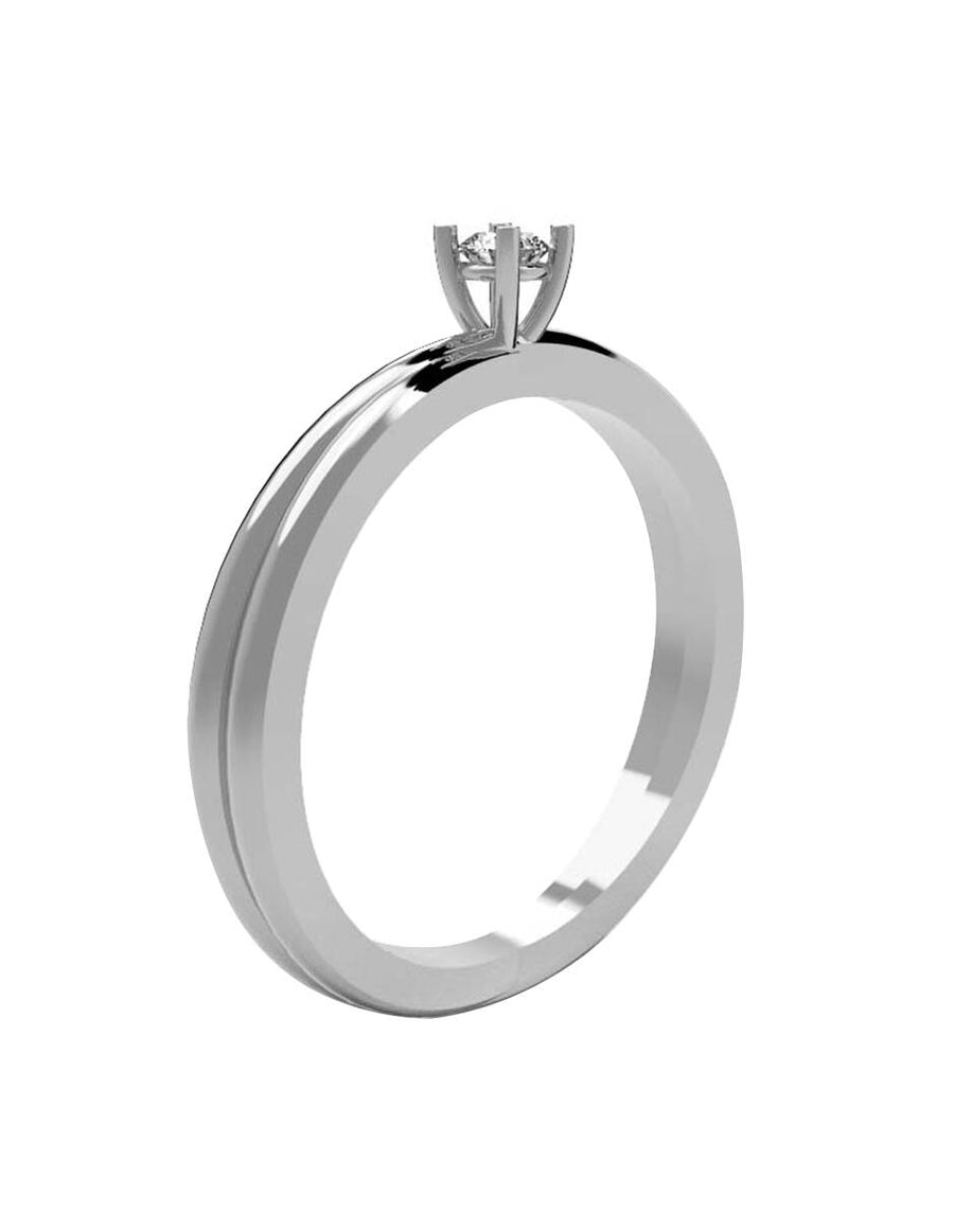 ANILLO DE ORO CON CIRCONIA