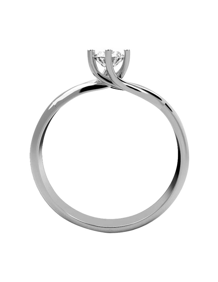 ANILLO DE ORO CON CIRCONIA
