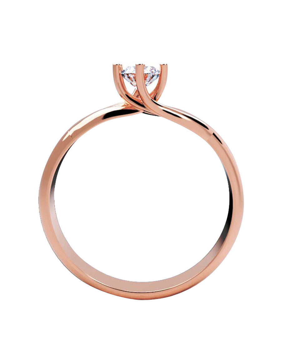 ANILLO DE ORO CON CIRCONIA