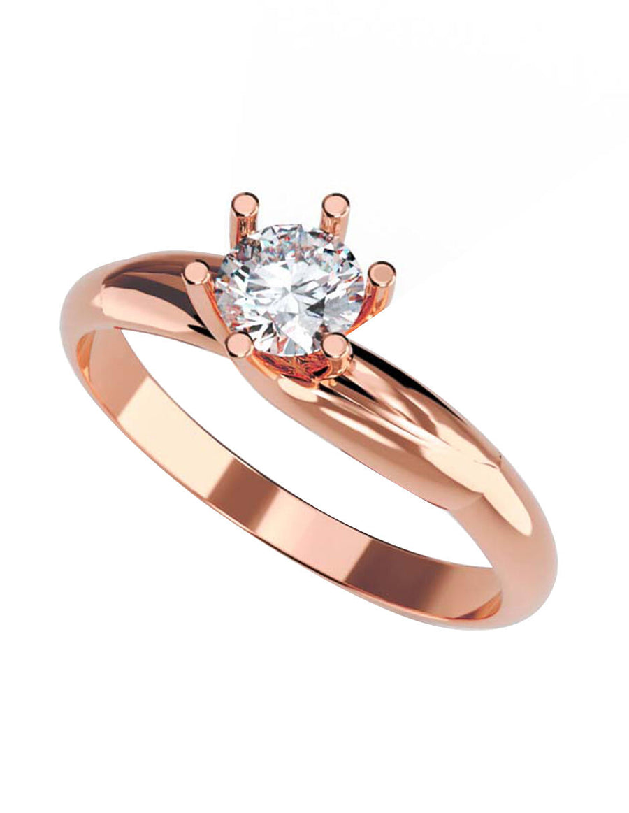 ANILLO DE ORO CON CIRCONIA
