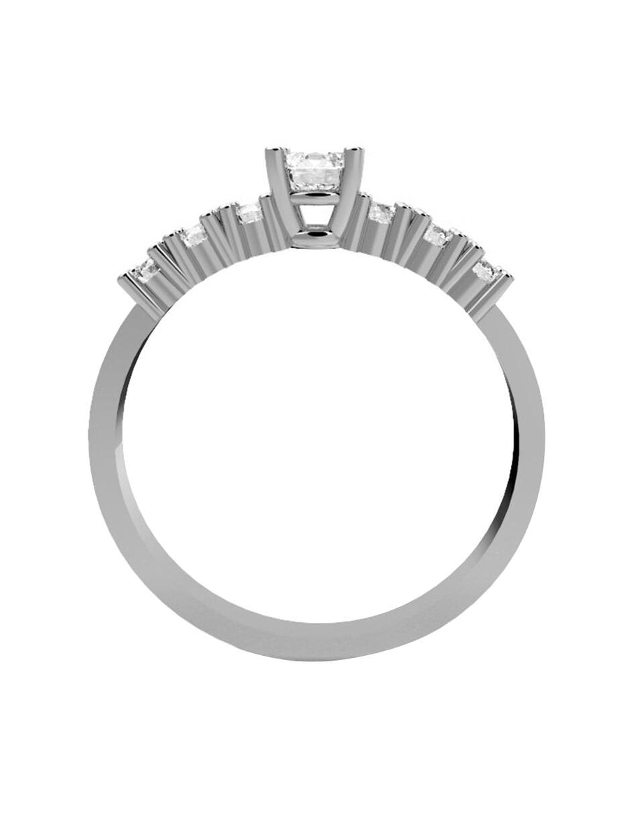 ANILLO DE ORO CON CIRCONIA
