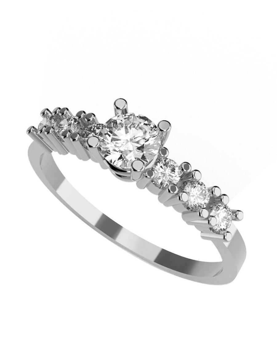 ANILLO DE ORO CON CIRCONIA