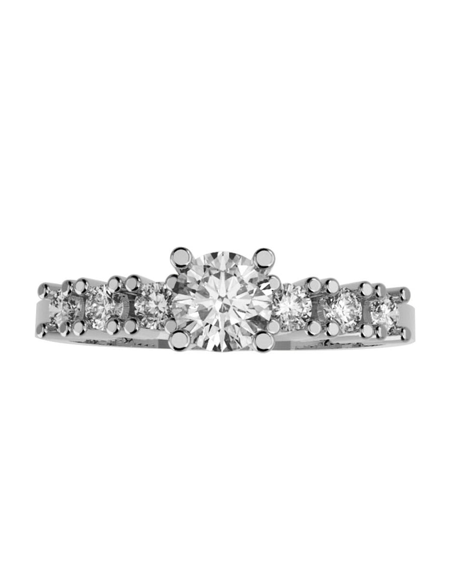 ANILLO DE ORO CON CIRCONIA