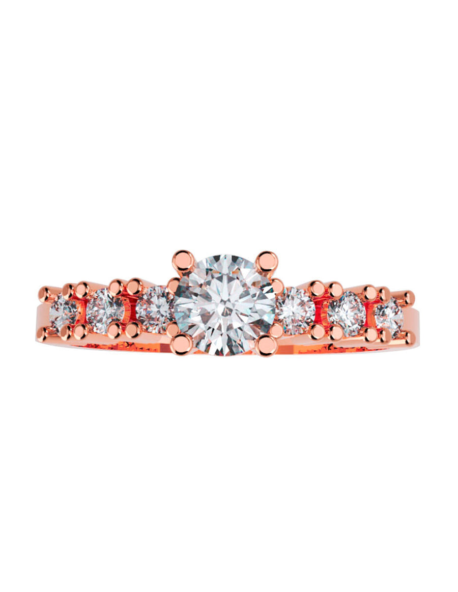 ANILLO DE ORO CON CIRCONIA