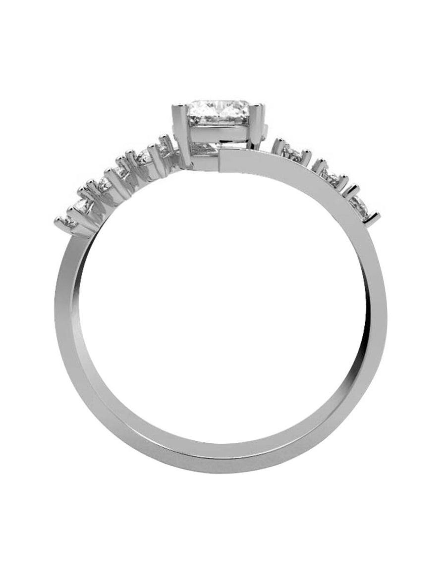ANILLO DE ORO CON CIRCONIA