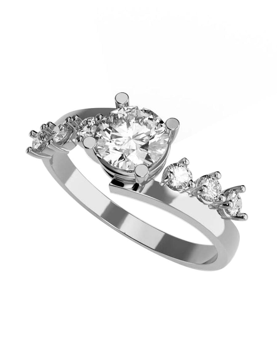 ANILLO DE ORO CON CIRCONIA