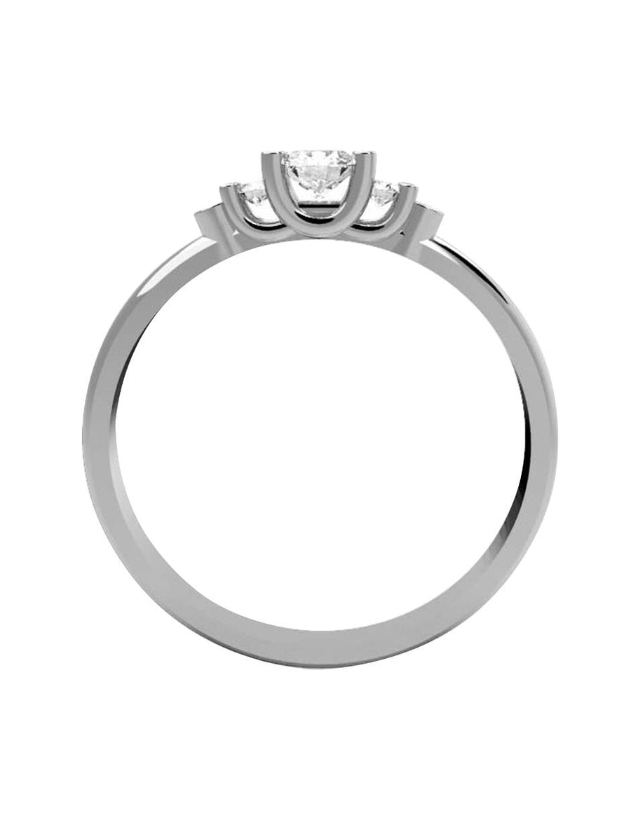 ANILLO DE ORO CON CIRCONIA