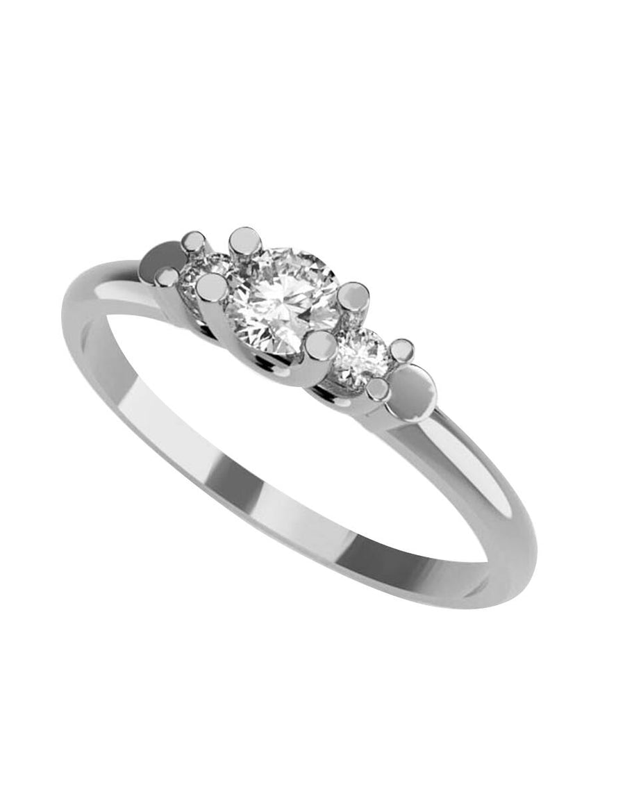 ANILLO DE ORO CON CIRCONIA