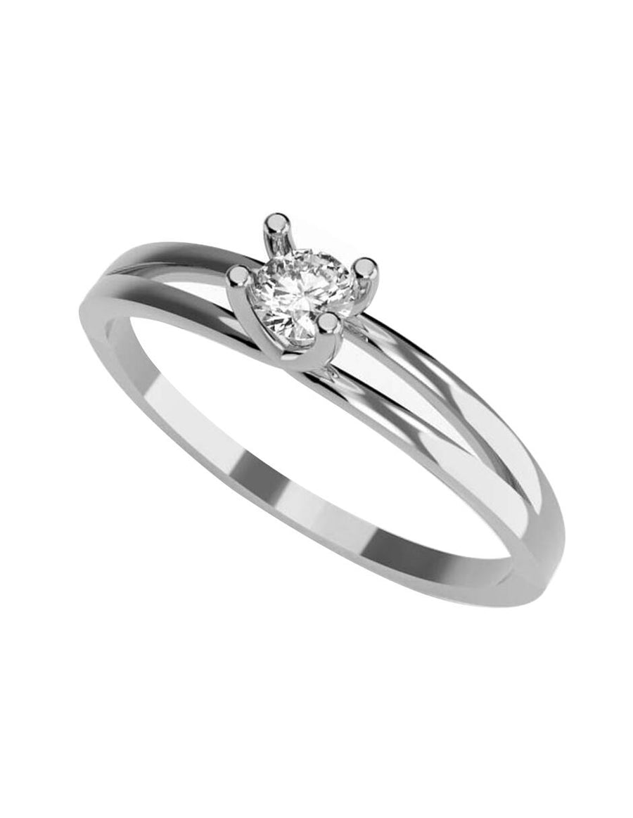 ANILLO DE ORO CON CIRCONIA