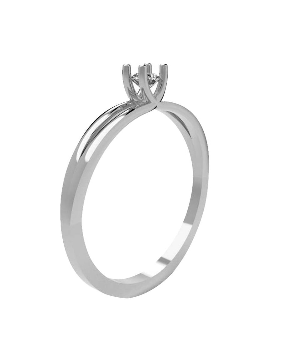 ANILLO DE ORO CON CIRCONIA