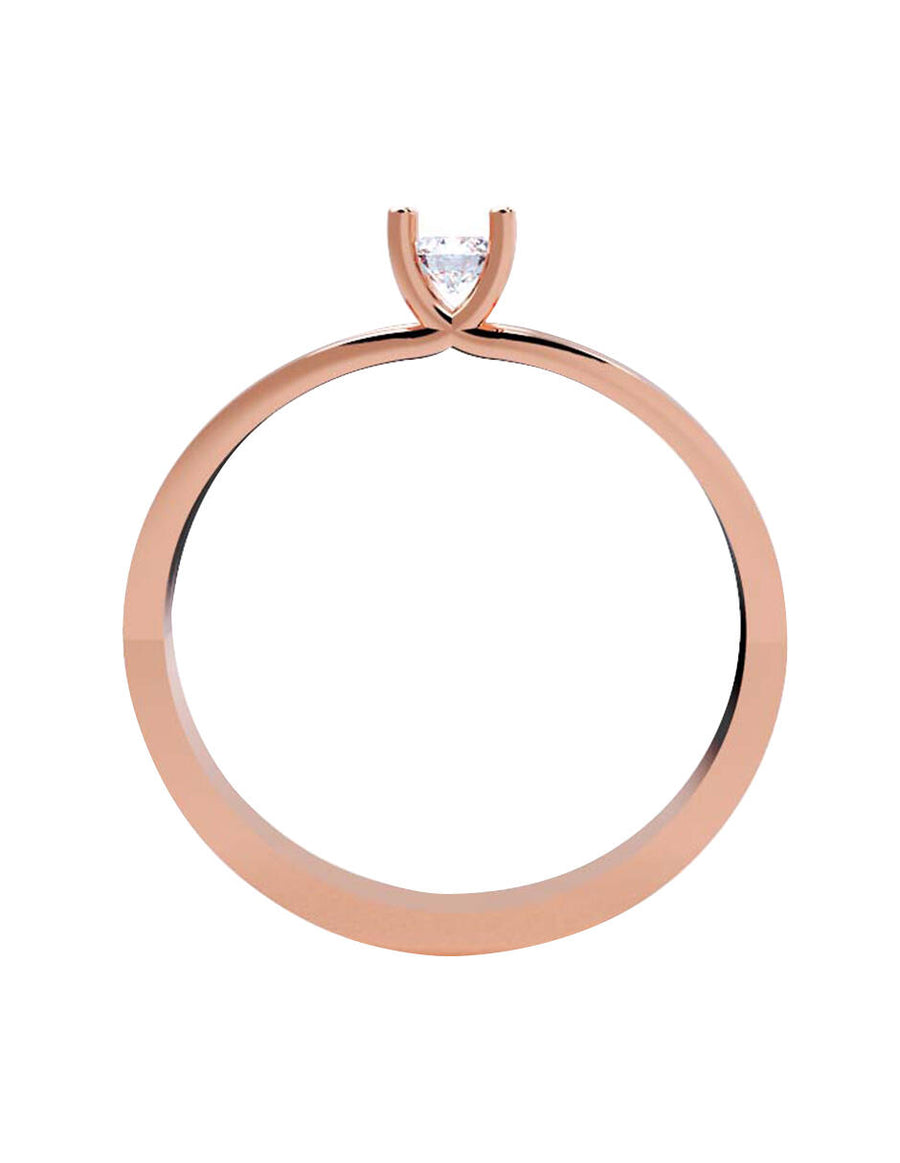ANILLO DE ORO CON CIRCONIA