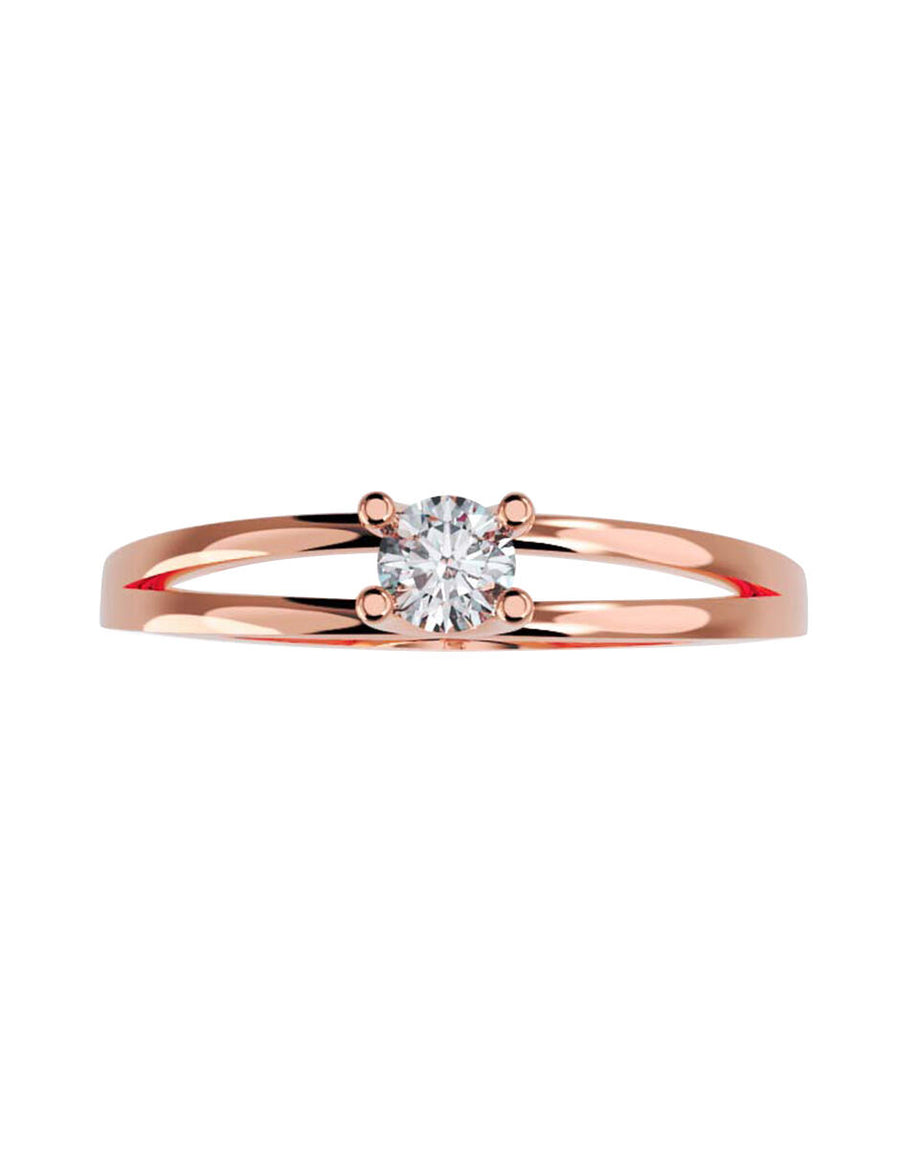 ANILLO DE ORO CON CIRCONIA
