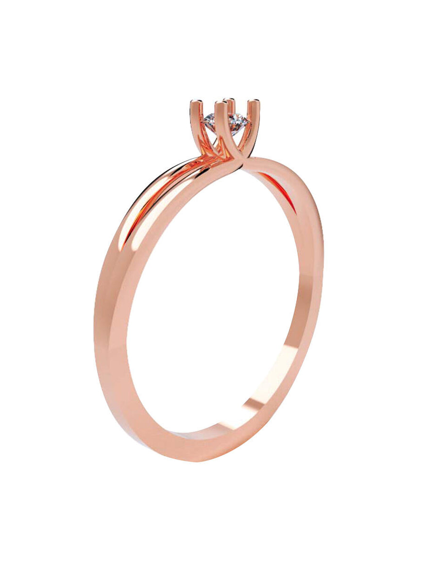 ANILLO DE ORO CON CIRCONIA