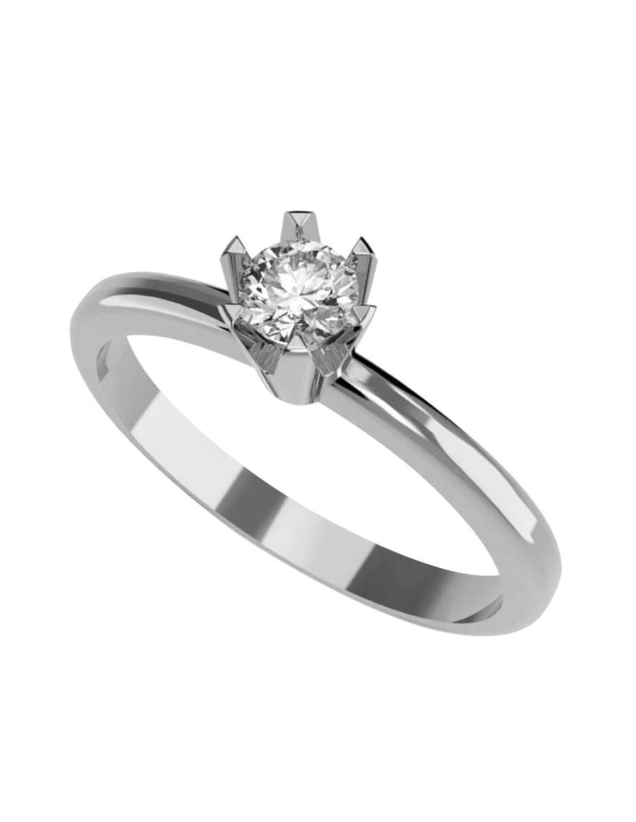 ANILLO DE ORO CON CIRCONIA