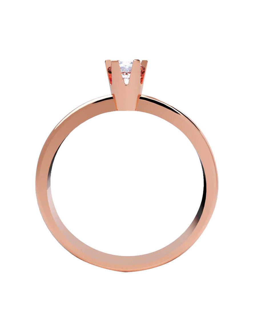 ANILLO DE ORO CON CIRCONIA