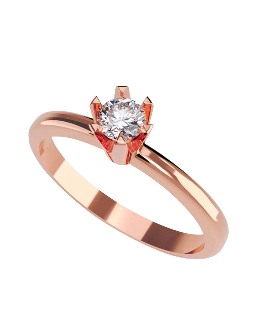 ANILLO DE ORO CON CIRCONIA