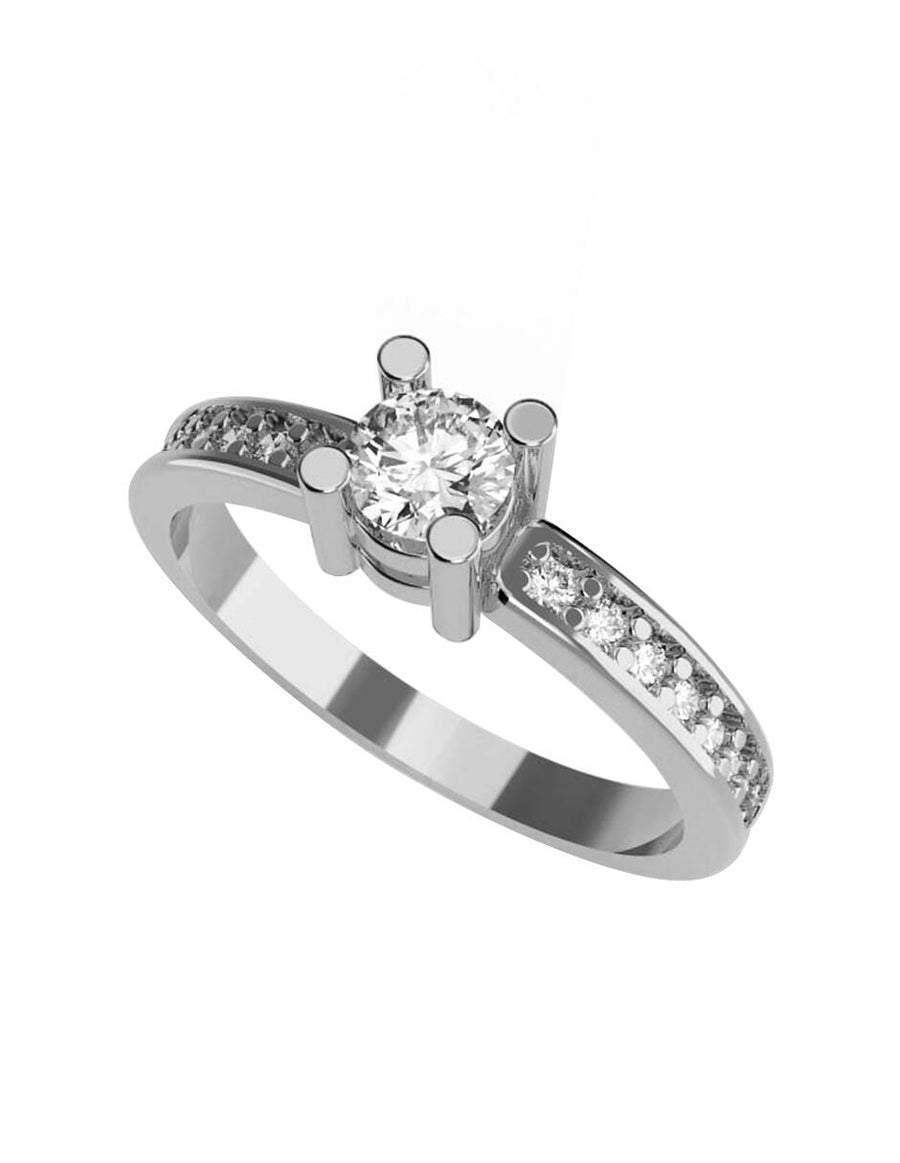ANILLO DE ORO CON CIRCONIA