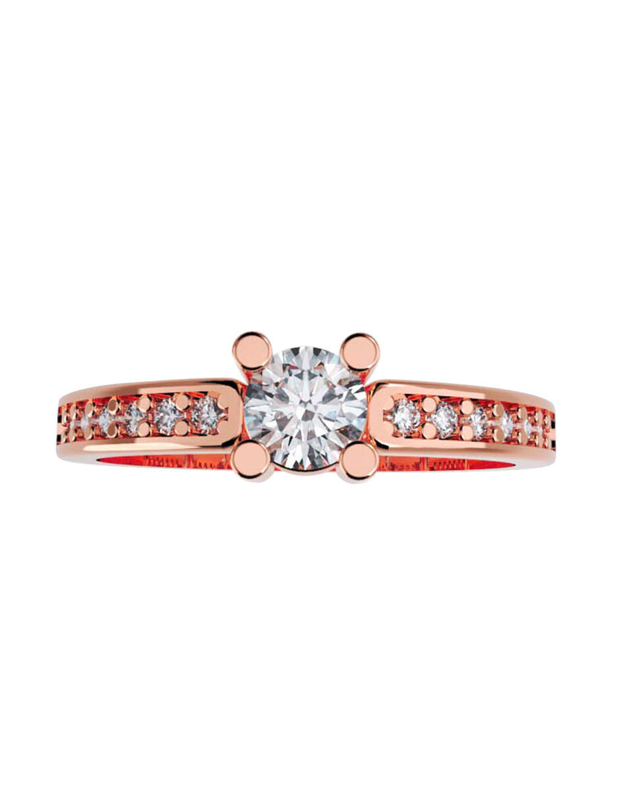 ANILLO DE ORO CON CIRCONIA