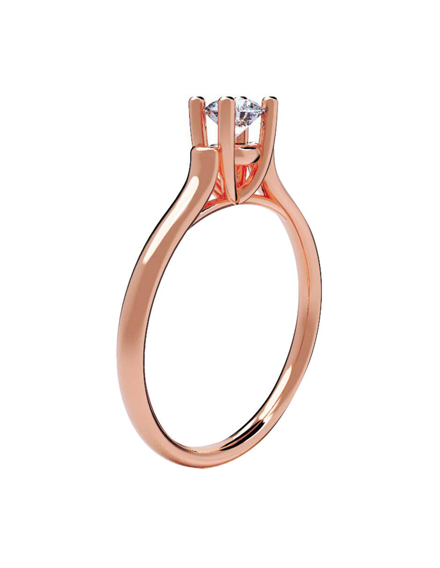 ANILLO DE ORO CON CIRCONIA