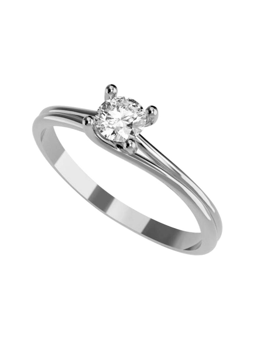 ANILLO DE ORO CON CIRCONIA