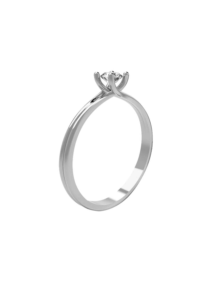 ANILLO DE ORO CON CIRCONIA