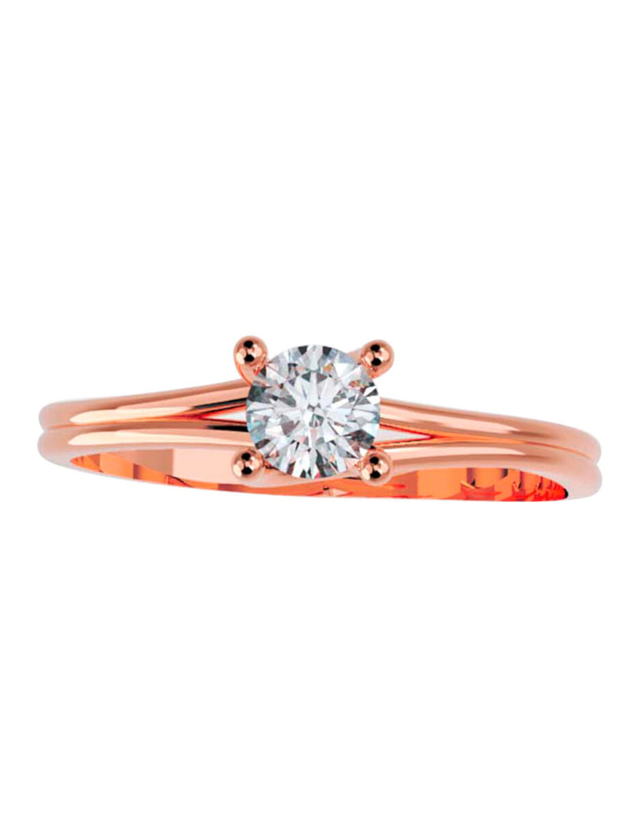 ANILLO DE ORO CON CIRCONIA