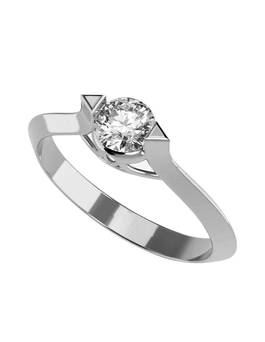 ANILLO DE ORO CON CIRCONIA