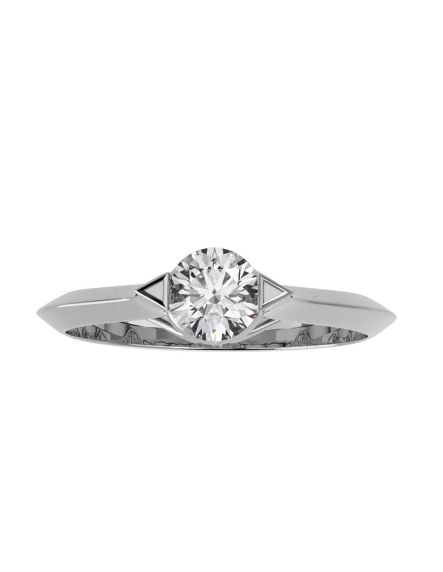 ANILLO DE ORO CON CIRCONIA