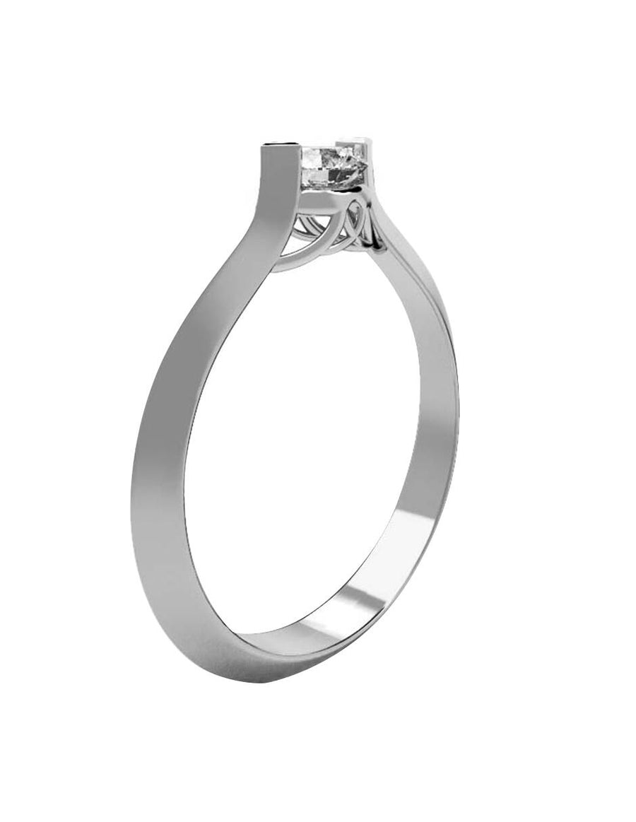 ANILLO DE ORO CON CIRCONIA
