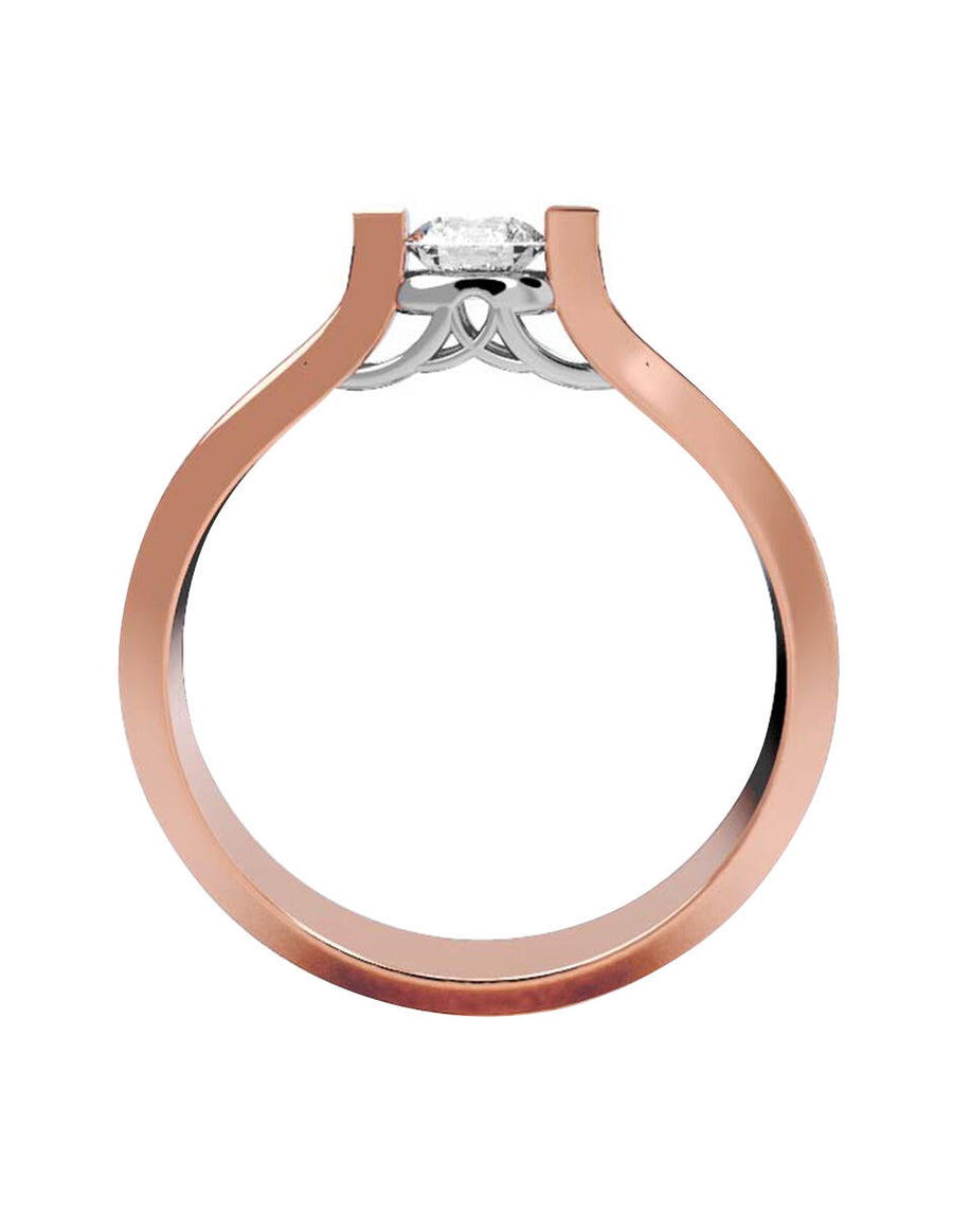 ANILLO DE ORO CON CIRCONIA